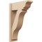 Ekena Millwork 8-in W x 20-in D x 32-in H Funston Trad Rough Cedar Woodgrain TimberThane Outlooker, Primed Tan OUTUR080X20X32FST04RCPR - alternate 1